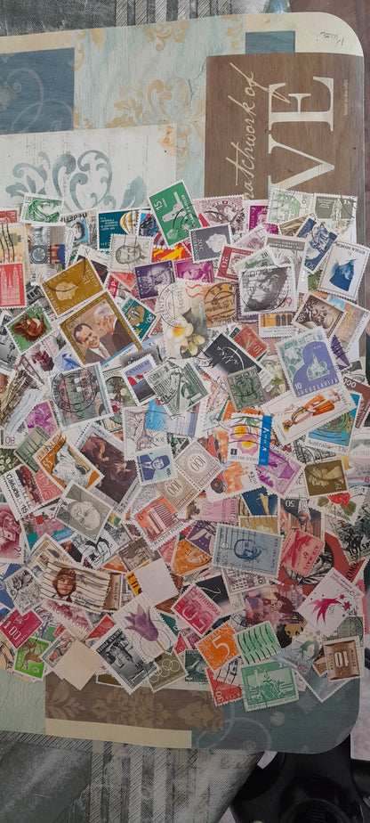 1000+ Different Worldwide Stamps | Used Off-Paper Mixed Lot | Philatelic Collection
